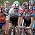 Andy Schleck at the front of the pack during stage 3 at the Ster Elektrotoer 2005